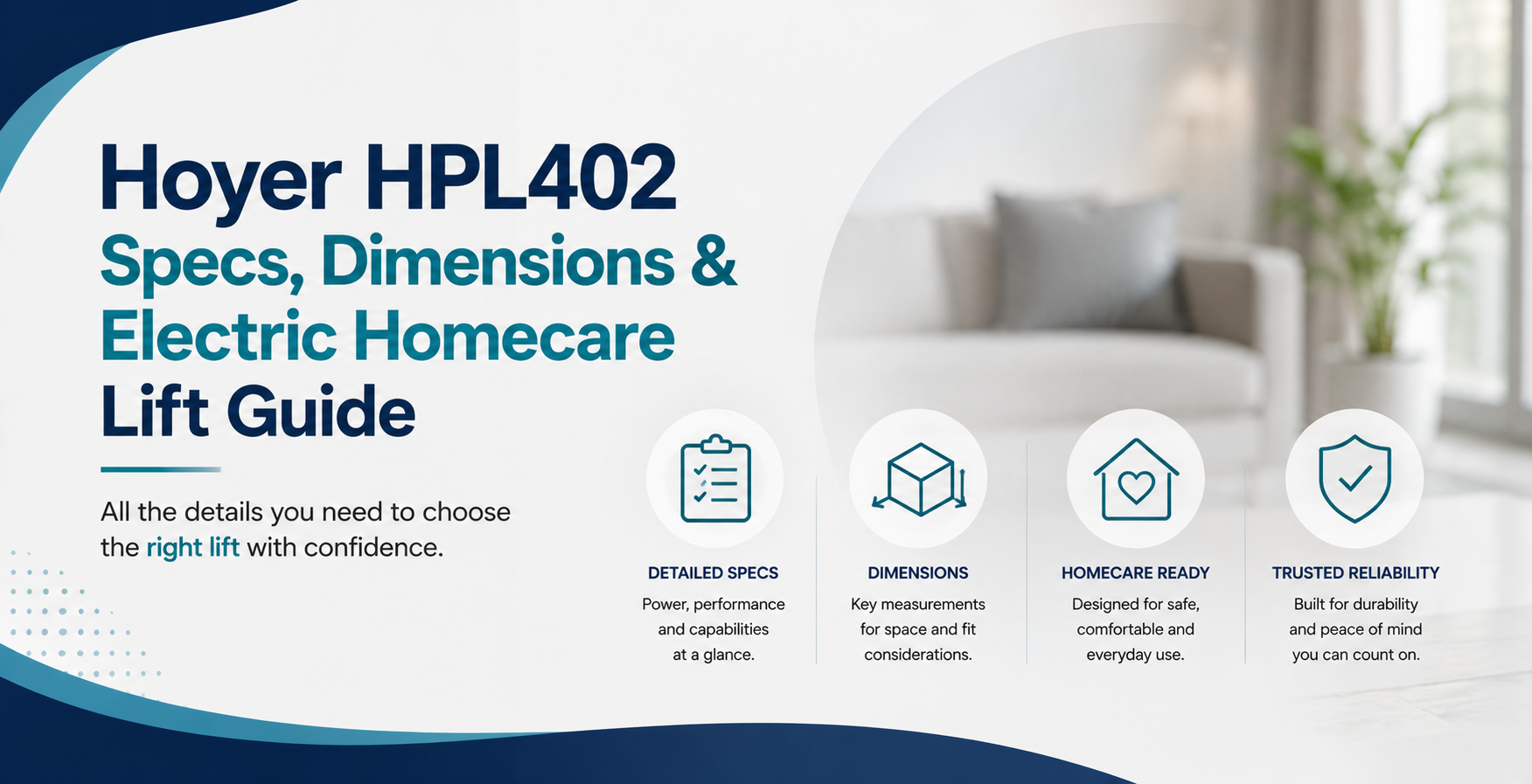 Hoyer HPL402 Specs, Dimensions & Electric Homecare Lift Guide