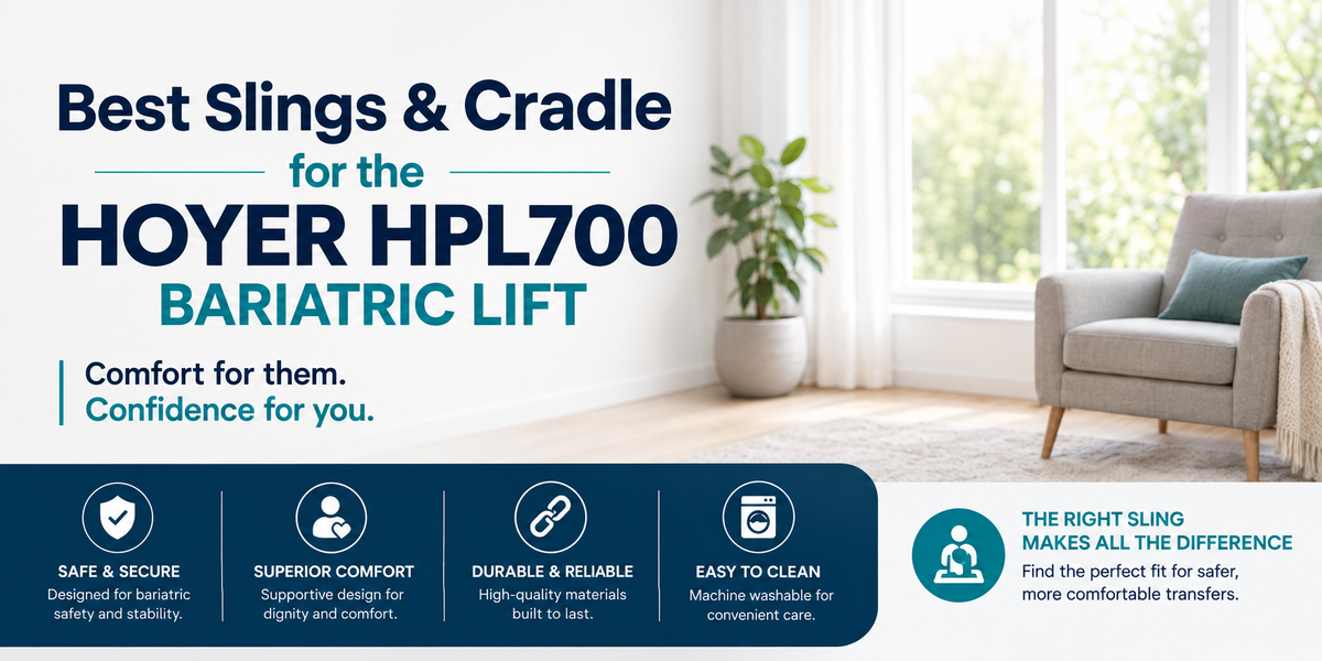 Best Slings & Cradle for the Hoyer HPL700 Bariatric Lift