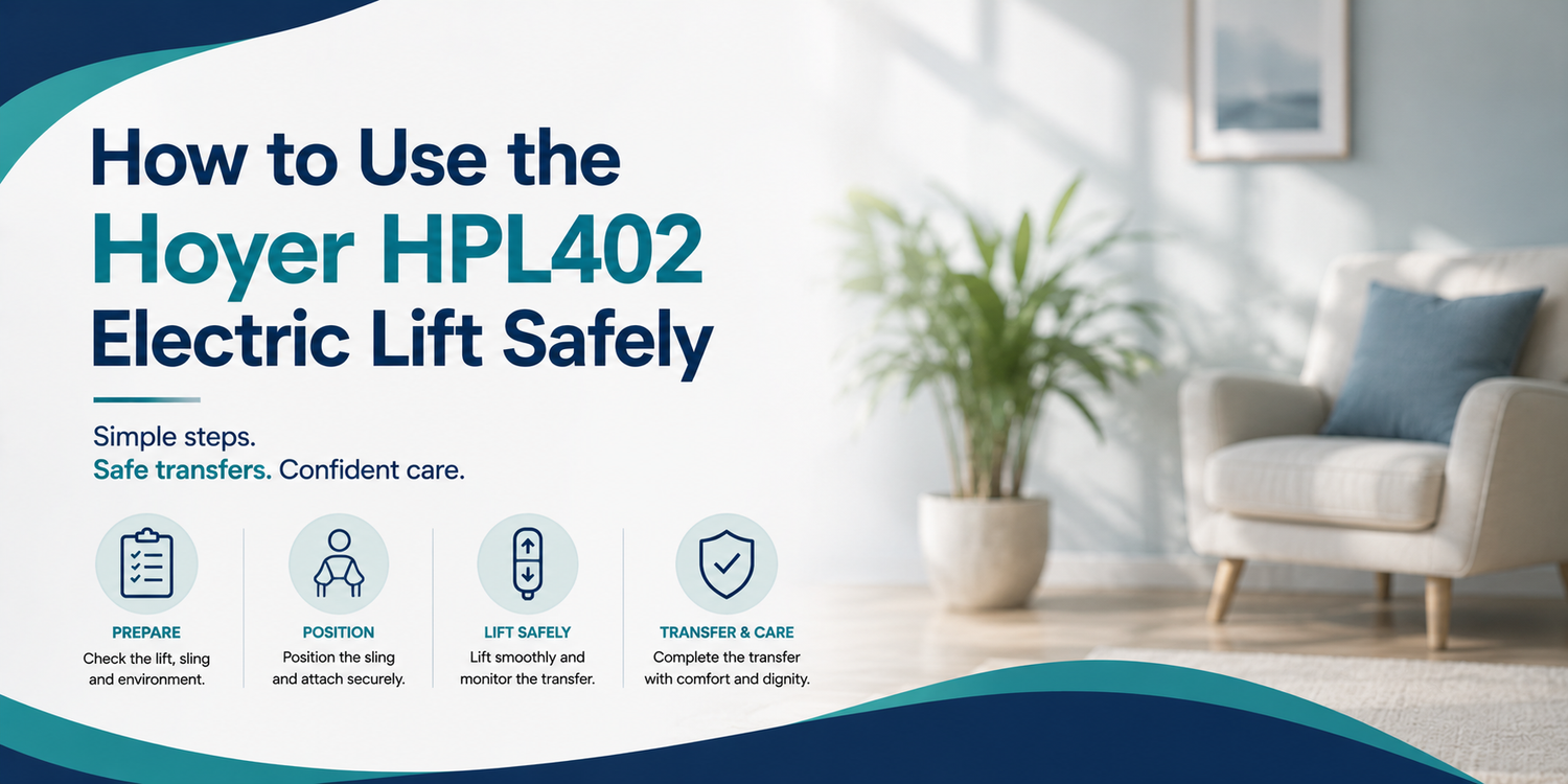 How to Use the Hoyer HPL402 Electric Lift Safely