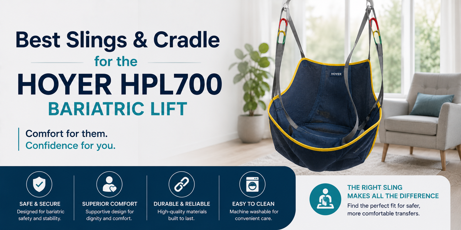 Best Slings & Cradle for the Hoyer HPL700 Bariatric Lift
