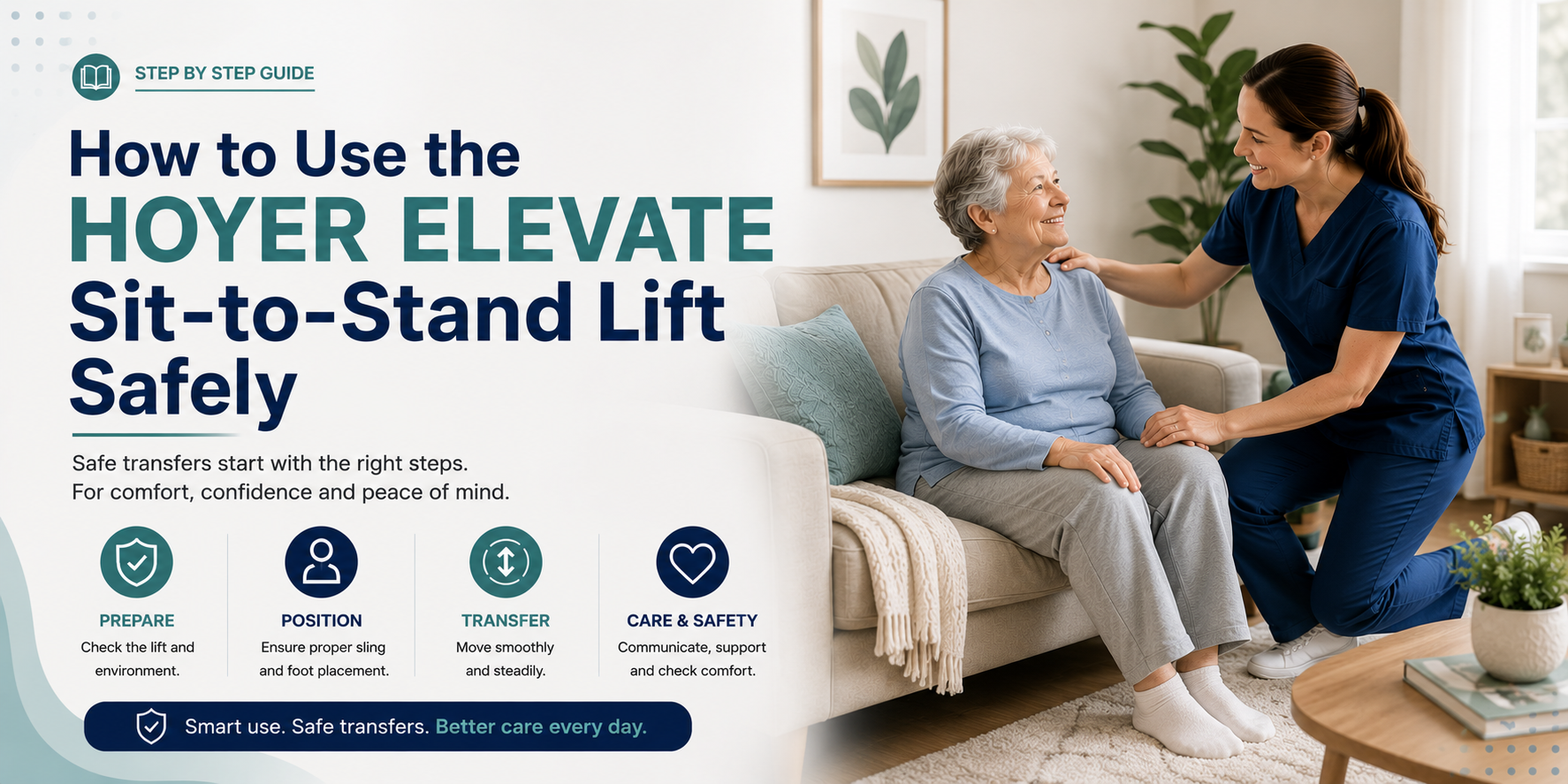 How to Use the Hoyer Elevate Sit-to-Stand Lift Safely