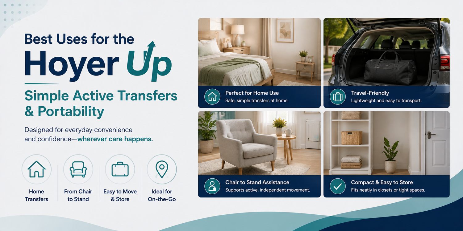Best Uses for the Hoyer Up – Simple Active Transfers & Portability
