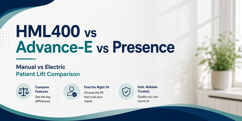 HML400 vs Advance-E vs Presence – Manual vs Electric Patient Lift Comparison