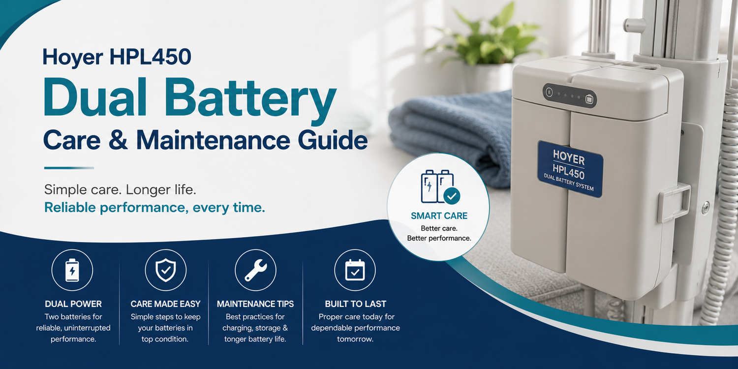 Hoyer HPL450 Dual Battery, Care & Maintenance Guide