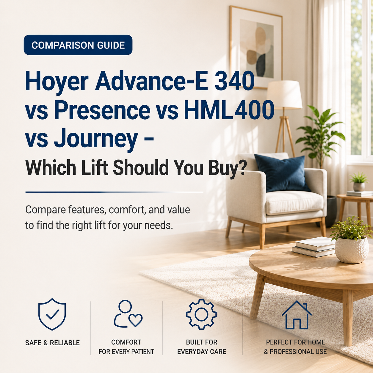 Hoyer Advance-E 340 vs Presence vs HML400 vs Journey – Which Lift Should You Buy?