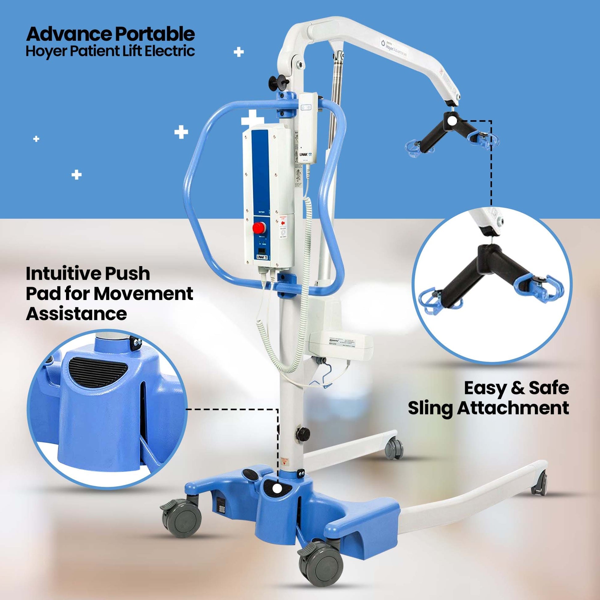 Joerns Hoyer Advance-E 340 Portable Electric Patient Lift