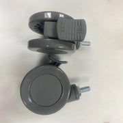 Rear Caster Wheels with Brakes- 0Y0066  | 100mm | Pair of 2