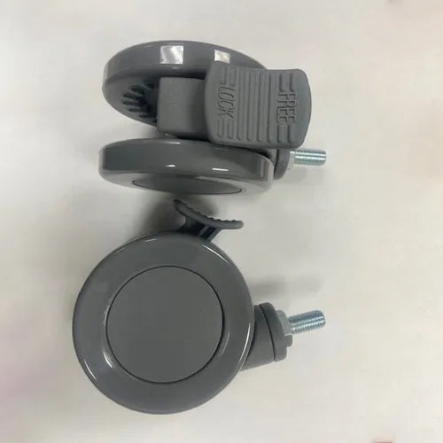 Rear Caster Wheels with Brakes- 0Y0066  | 100mm | Pair of 2