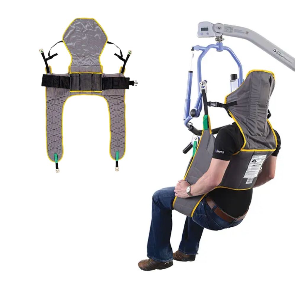 Hoyer Comfort Access Clip Style Toileting Sling- With or Without Head Support