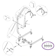 Joerns Hoyer 222-6007 4-Inch Caster Kit for HML400
