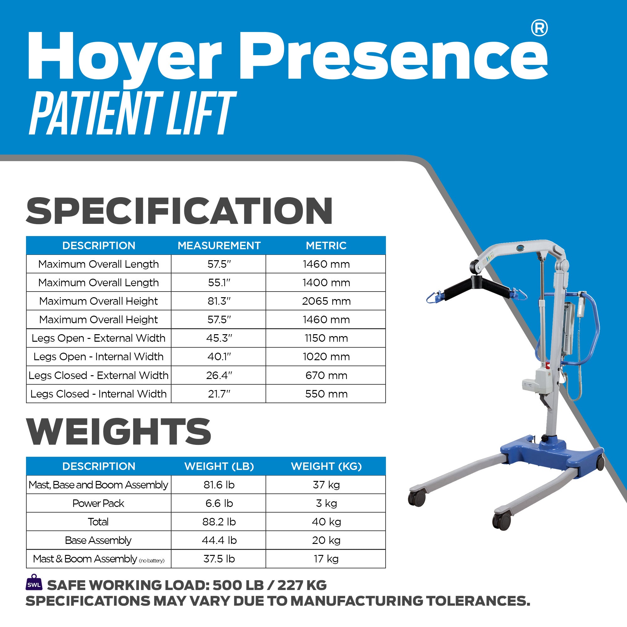 Hoyer Pro 500 Patient  Lift