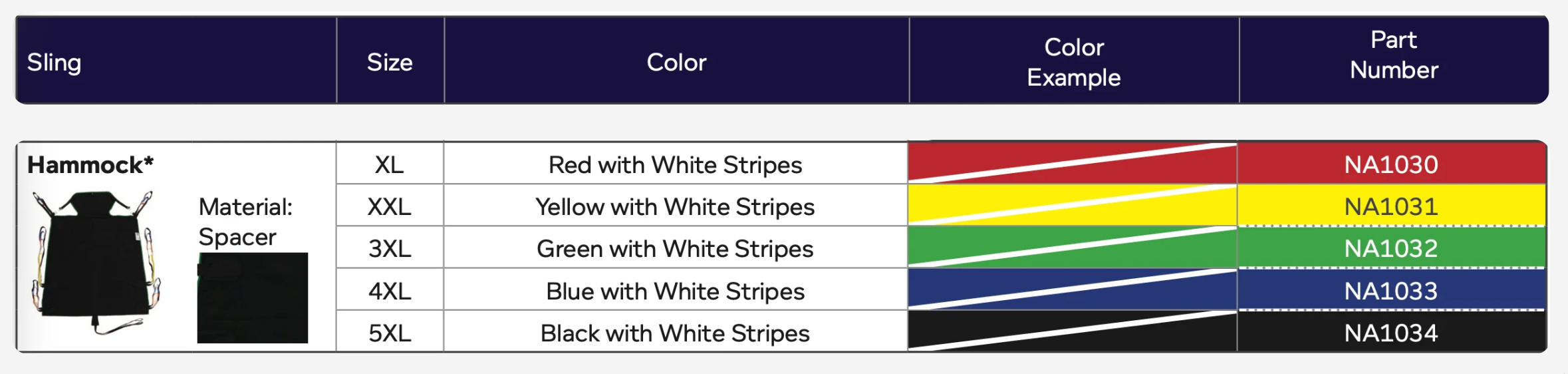 Hoyer® Bariatric Hammock Sling