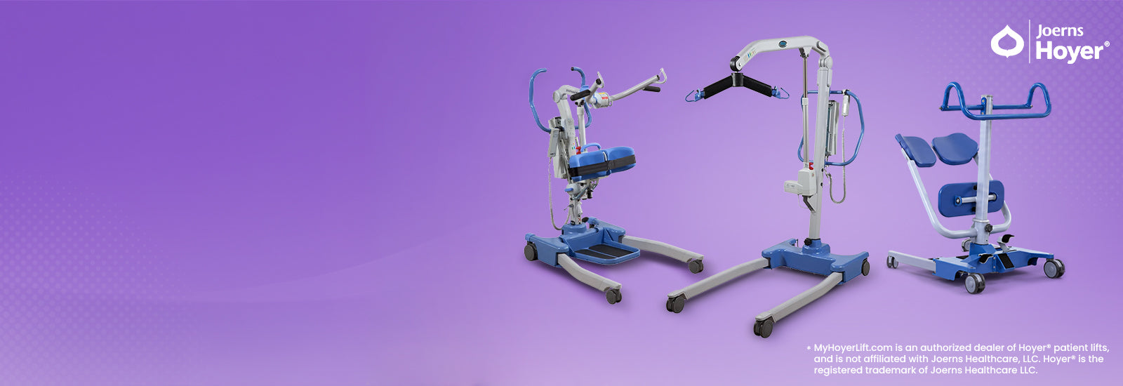 Hoyer electric patient lifts and stand aids for safe patient transfer and mobility assistance